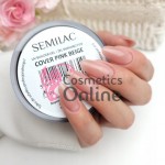 Gel uv Semilac camuflaj Builder Cover Pink Beige 15 g